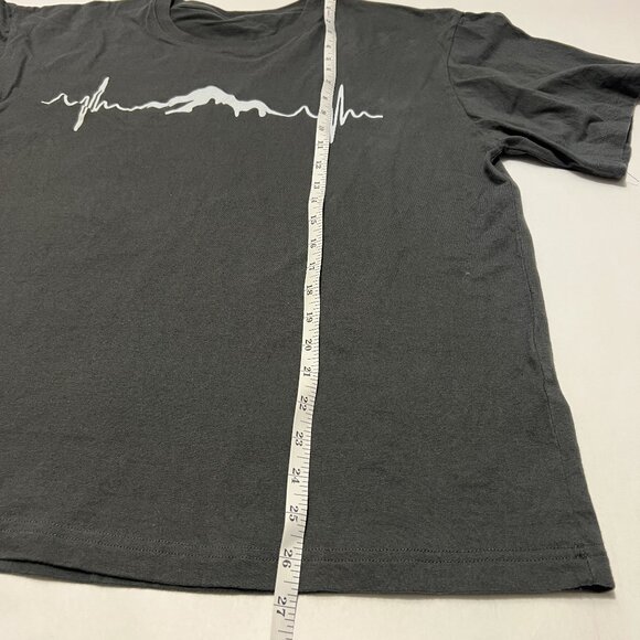 Mountain/Pulse/Outdoor Graphic/Vinyl T-Shirt Shirt Sleeve Dark Gray XL - Picture 4 of 8